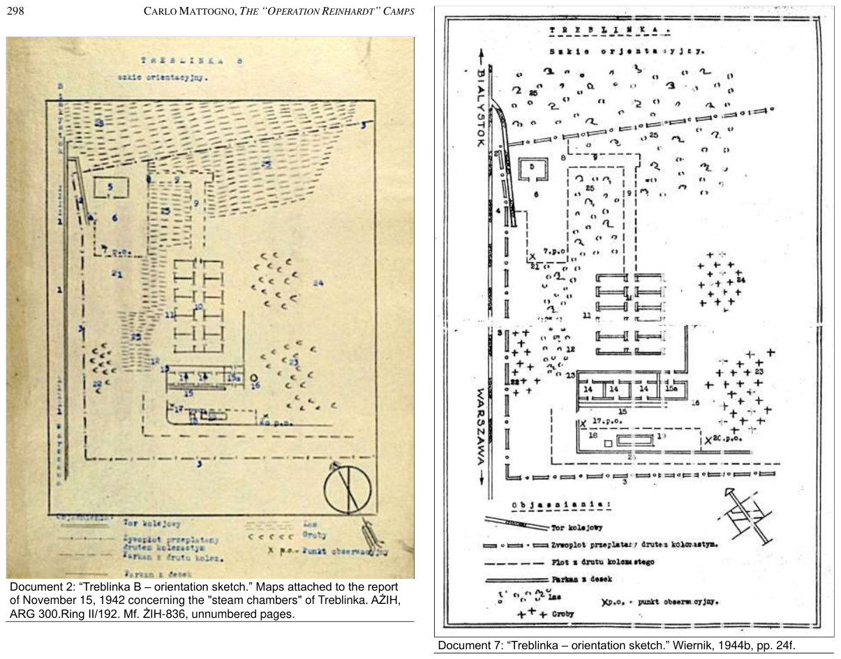 Nov-15-1942 Polish Underground map of Treblinka versus Yankel Wiernik's map published in 1944.jpg